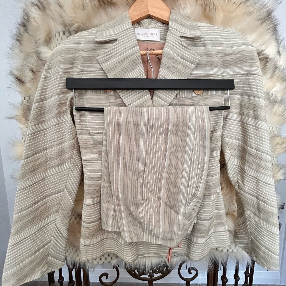 Vintage Carven Paris Two-Piece Suit